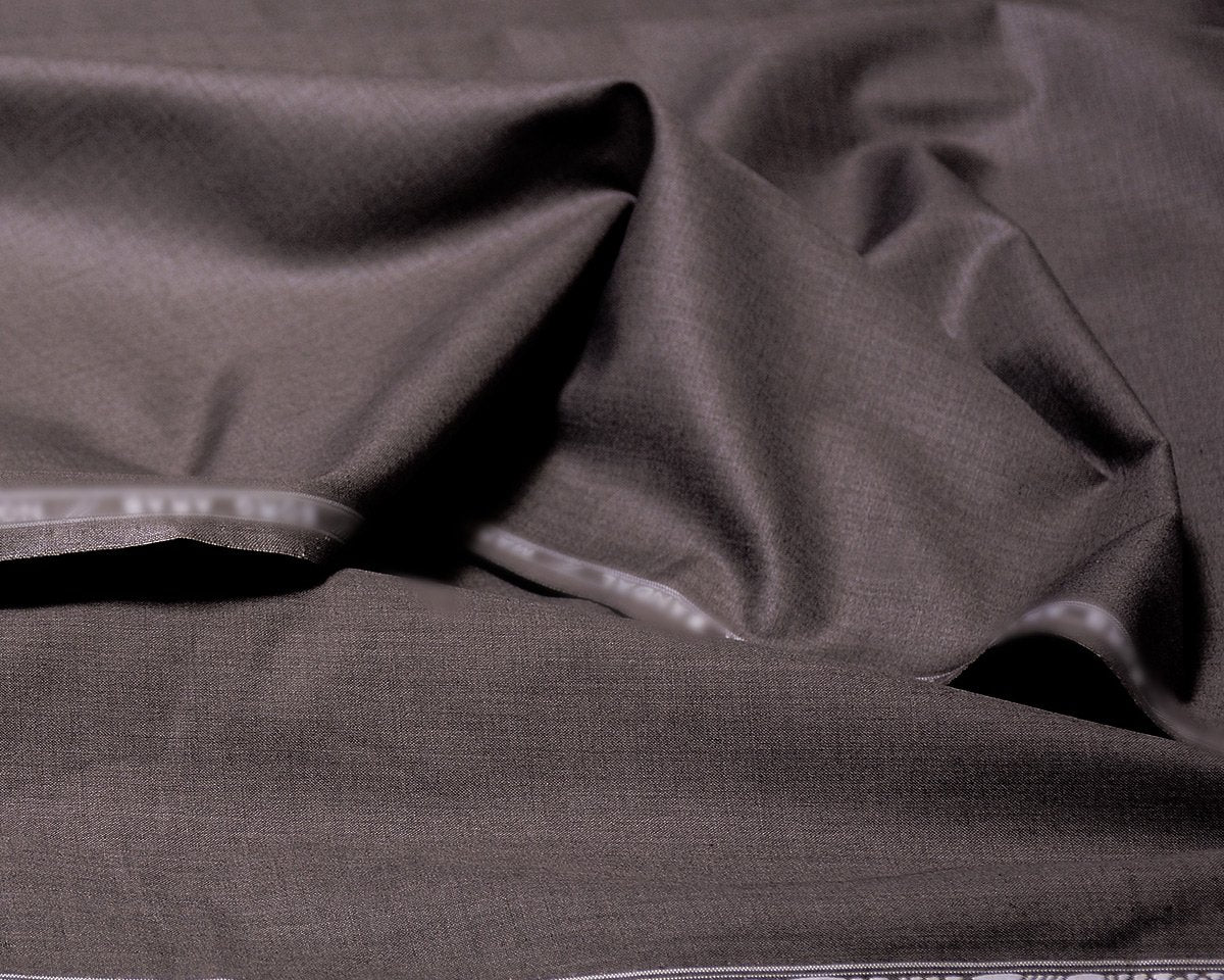 NS-505 Brown Unstitched Wash n Wear Fabric for Winter