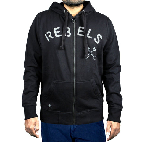 M.O.D Blue Pullover Fleece Hoodie