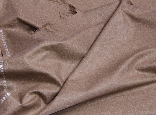 NS-053 Brown Unstitched Wool Fabric for Winter