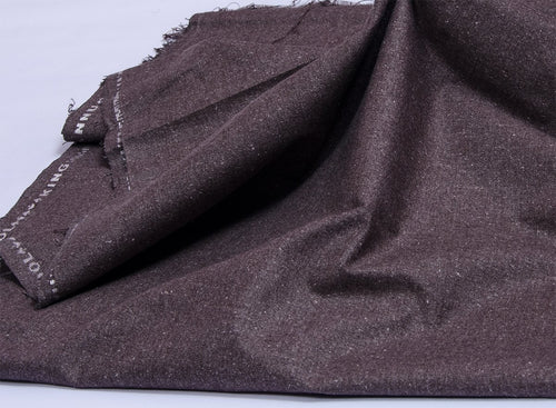 NS-053 Grayish Brown Unstitched Wool Fabric for Winter