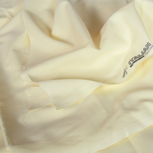 NS-500 Cream Unstitched Wash n Wear Fabric for Summer