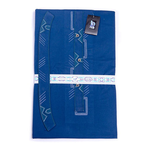 650-E-2 Unstitched Cotton Embroidered Suit