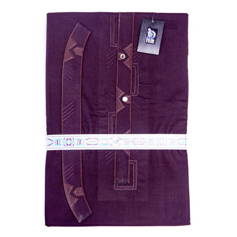650-E-2 Unstitched Cotton Embroidered Suit