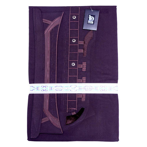 650-E-2 Unstitched Cotton Embroidered Suit