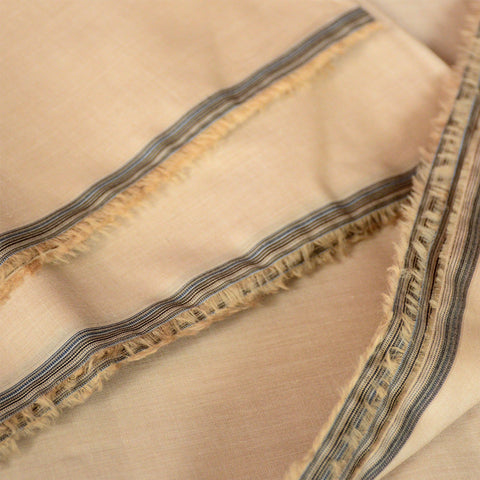 NS-031 Off White Unstitched Gul Ahmed Cotton Fabric for Summer